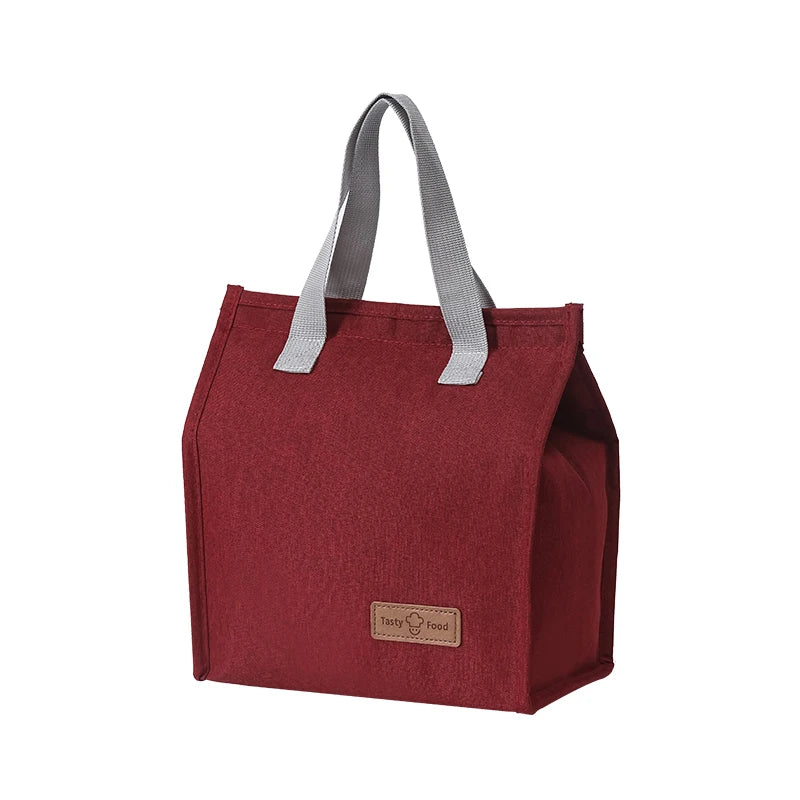 Runhui Portable Lunch Bag Waterproof Insulated Cooler Bag Large Food Picnic Lunch Bag for Women Girl Children