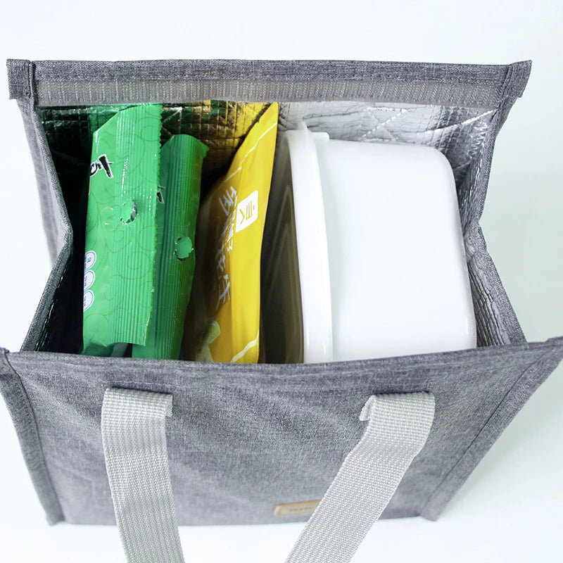 Runhui Portable Lunch Bag Waterproof Insulated Cooler Bag Large Food Picnic Lunch Bag for Women Girl Children